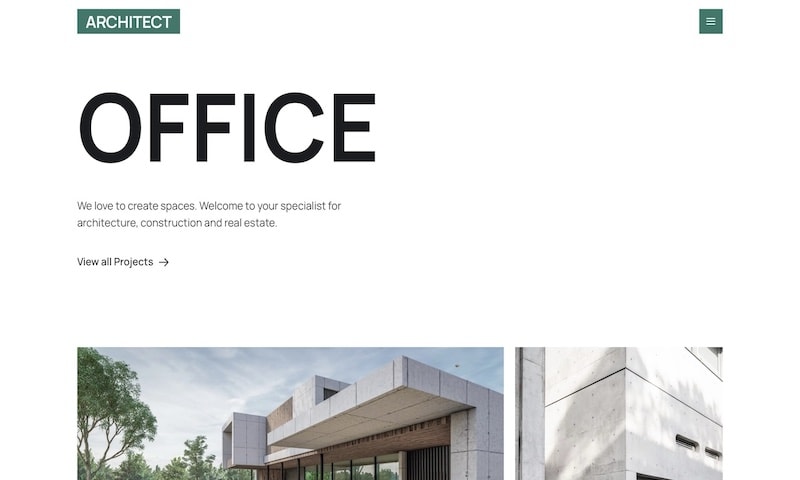 Ecommerce Blocs website template