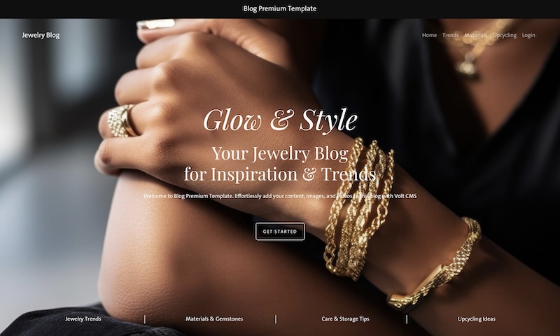 Blog Template Blocs